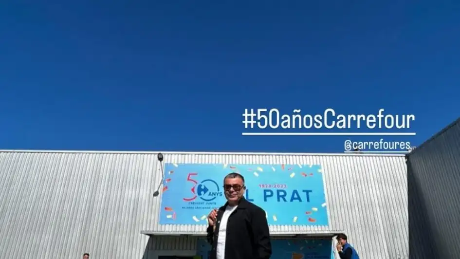 Jorge Javier Vázquez en Carrefour 