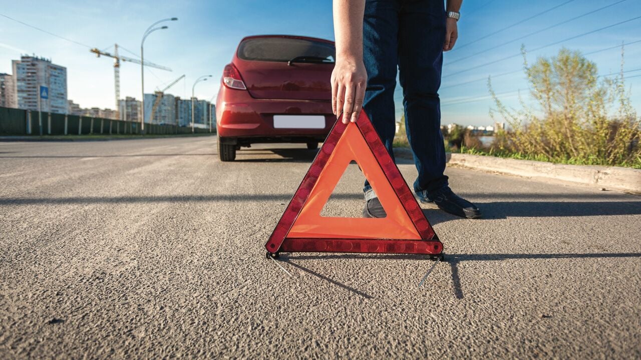 Triángulo De Emergencia Michelin - Reflectante Y Plegable Para Seguridad Vial