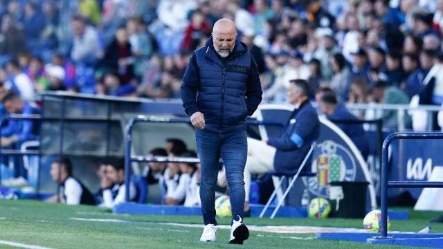 Sampaoli, en el Getafe-Sevilla