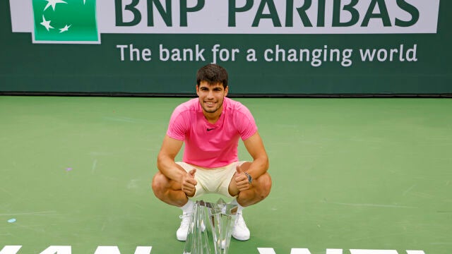 Alcaraz ganó en Indian Wells diez años después del último título de Nadal