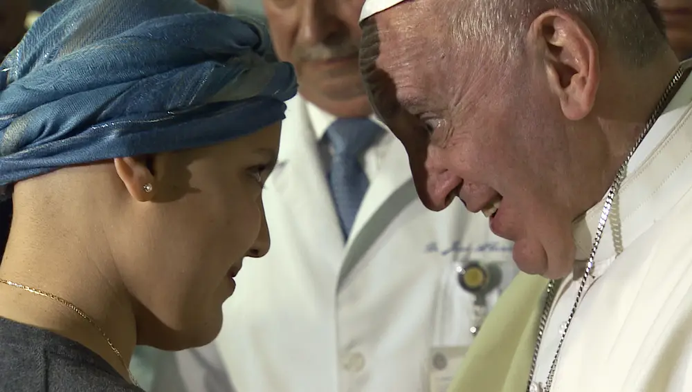 Fotograma del documental de Gianfranco Rosi sobre el Papa Francisco