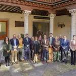 El presidente de la Diputación de Valladolid, Conrado Íscar, se reúne con las Juntas de Cofradías de Semana Santa