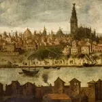 Vista de Sevilla pintada en 1726 por artista anónimo