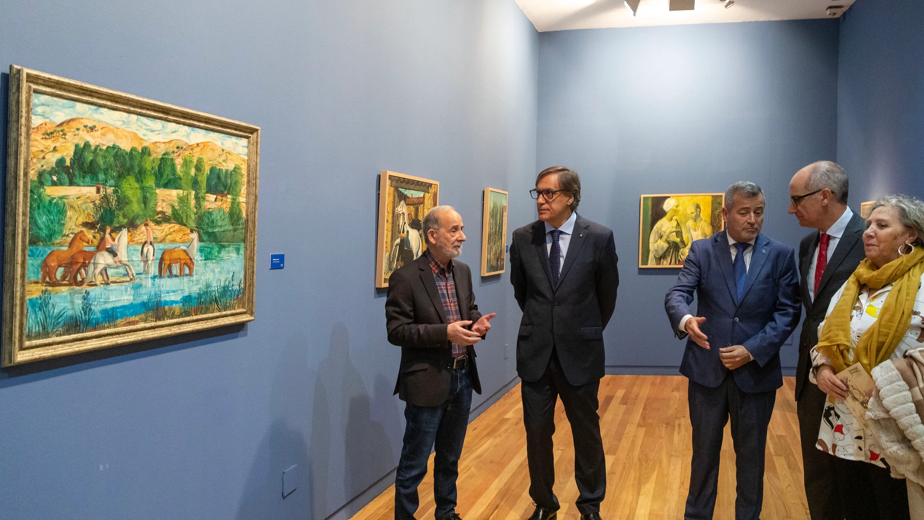 Inauguración en la sala de exposiciones San Eloy de la muestra pictórica