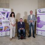 Ana Redondo, Francisco Sardón y Víctor Alonso presentan la plataforma web "Valladolid para Todos"