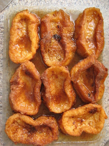 Plato de torrijas