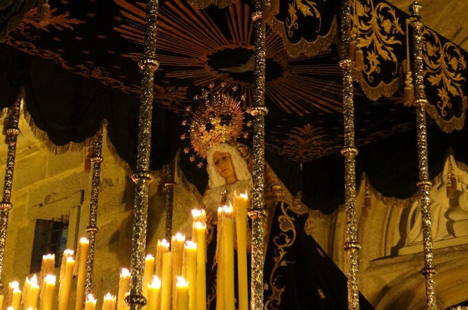 Imagen de la procesión central de Semana Santa de Galapagar