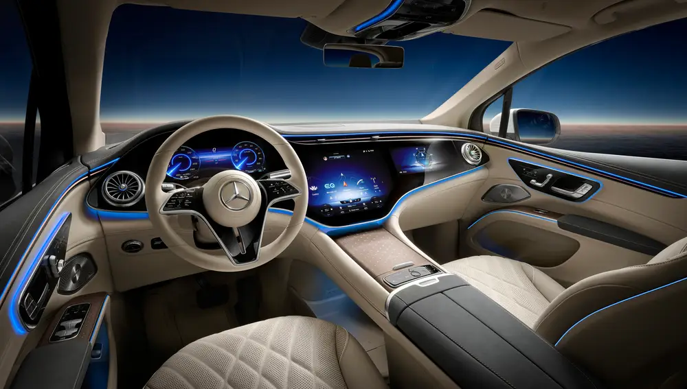 Interior del Mercedes Benz EQS