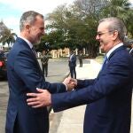 El rey Felipe VI se reúne con el presidente dominicano, Luis Abinader