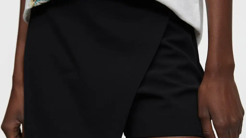 Skort básico negro 