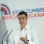 Rueda de prensa de Pedro Sánchez en la XXVIII Cumbre Iberoamericana