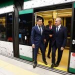 Juanma Moreno y Francisco de la Torre inauguran el último tramo del Metro de Málaga