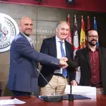 Firma del acuerdo entre la Universidad de Valladolid, Aeice y Santa María la Real