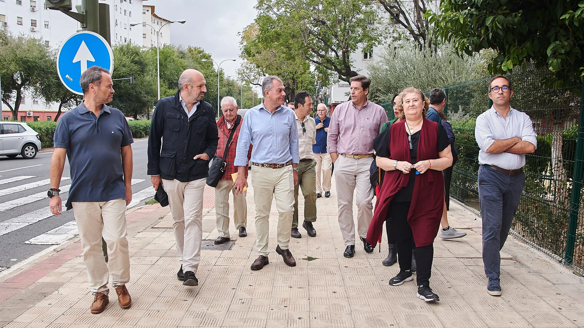 José Luis Sanz, 'pateando' Sevilla