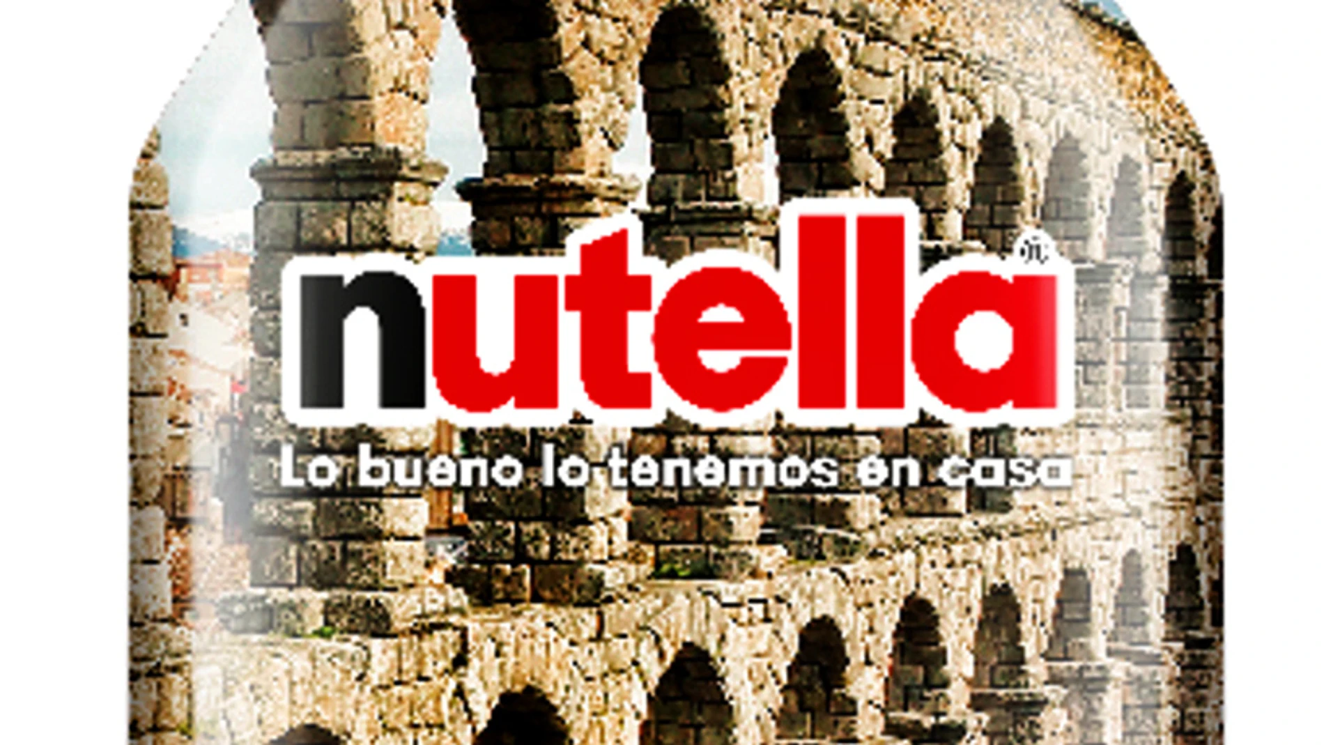 Tarro de Nutella con la imagen del Acueducto