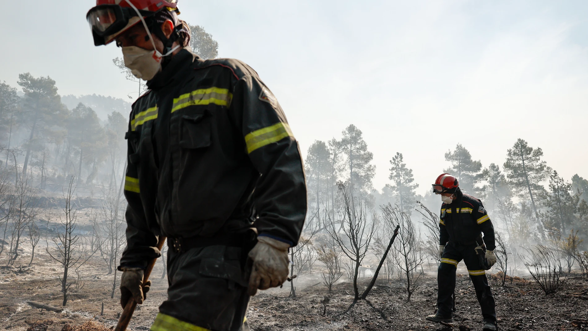 El incendio forestal del interior de Castellón, iniciado el pasado jueves y que hasta ahora ha arrasado 4.300 hectáreas