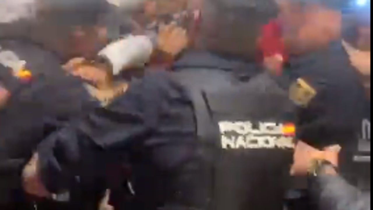 The unfortunate brawl in Madrid between the Police and players of the Peruvian soccer team