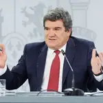 El ministro de Inclusión, Seguridad Social y Migraciones en funciones, José Luis Escrivá