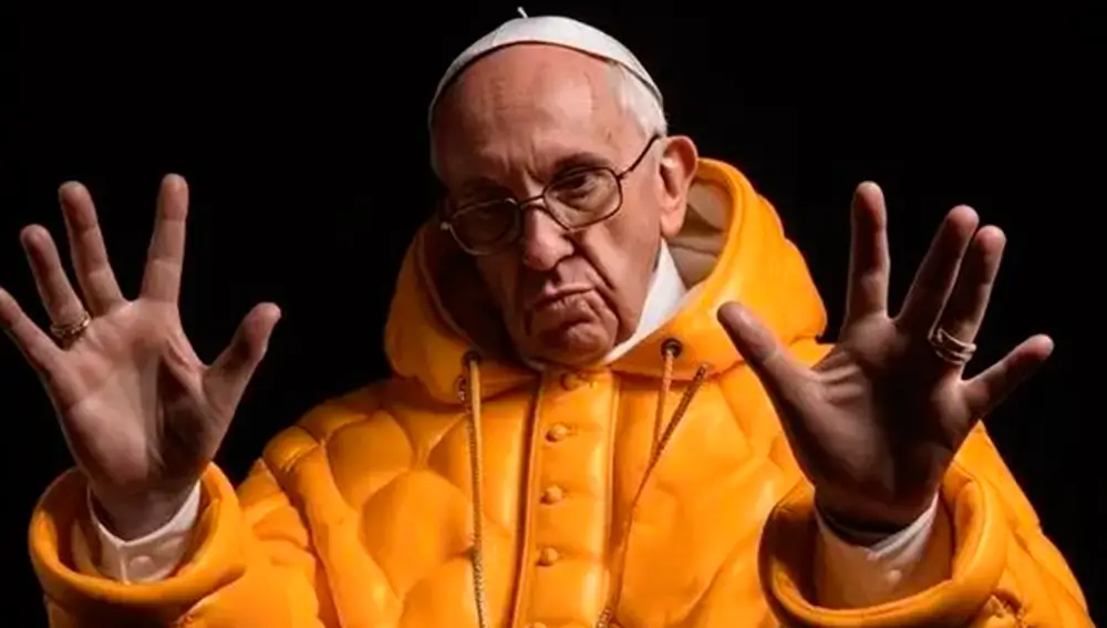 El Papa Francisco, según Midjourney.