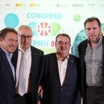 Inauguración del Congreso Deporte que Transforma a cargo de Óscar Puente, Ernesto Gasco, Alejandro Blanco y el ex futbolista Eusebio Sacristán