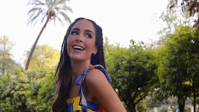 Rocío Osorno con conjunto de Zara.