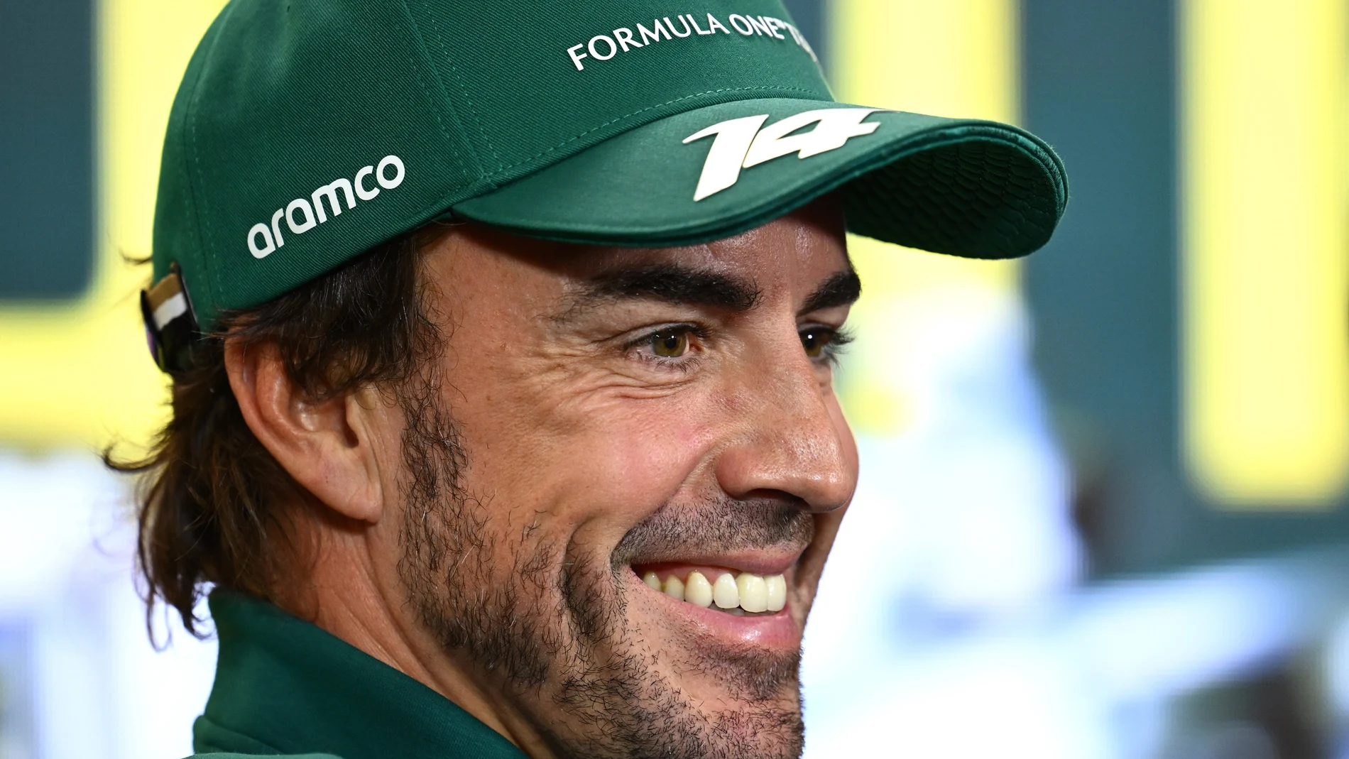 Fernando Alonso tras conseguir su primer podio