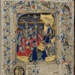 Ilustración de 1448 de María de Castilla, incluida en las Observancias de Barcelona