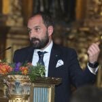 Vicente Díez reivindica el orgullo cofrade al pregonar la Semana Santa de Palencia
