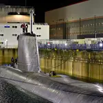 El nuevo submarino nuclear francés "Duguay-Trouin", de la clase Barracud