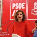 María Jesús Montero asegura que el PSOE no aprobará ninguna medida que "mercantilice" a las mujeres