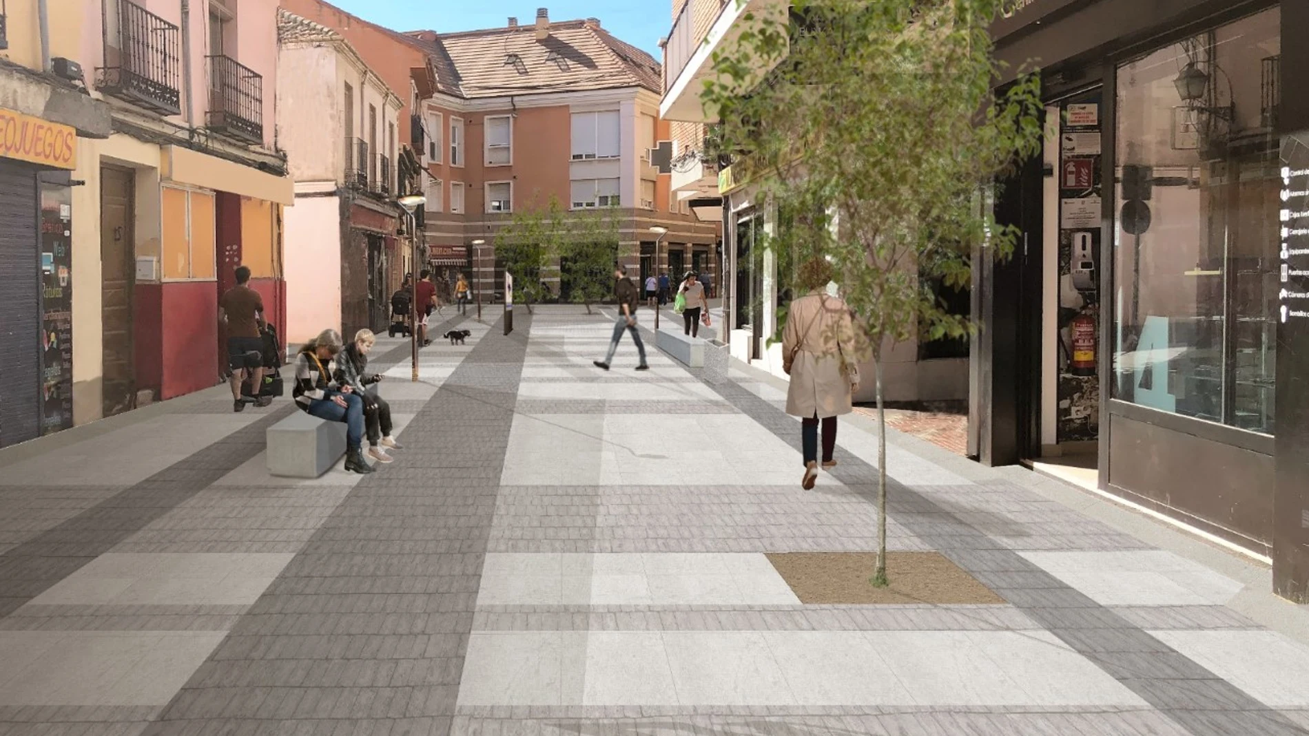 Remodelación del centro de Alcalá de Henares