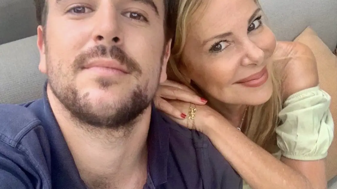 Ana Obregón y su hijo Aless 