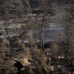 Imagen de archivo de un bombero en el incendio de Villanueva de Viver, en Castellón