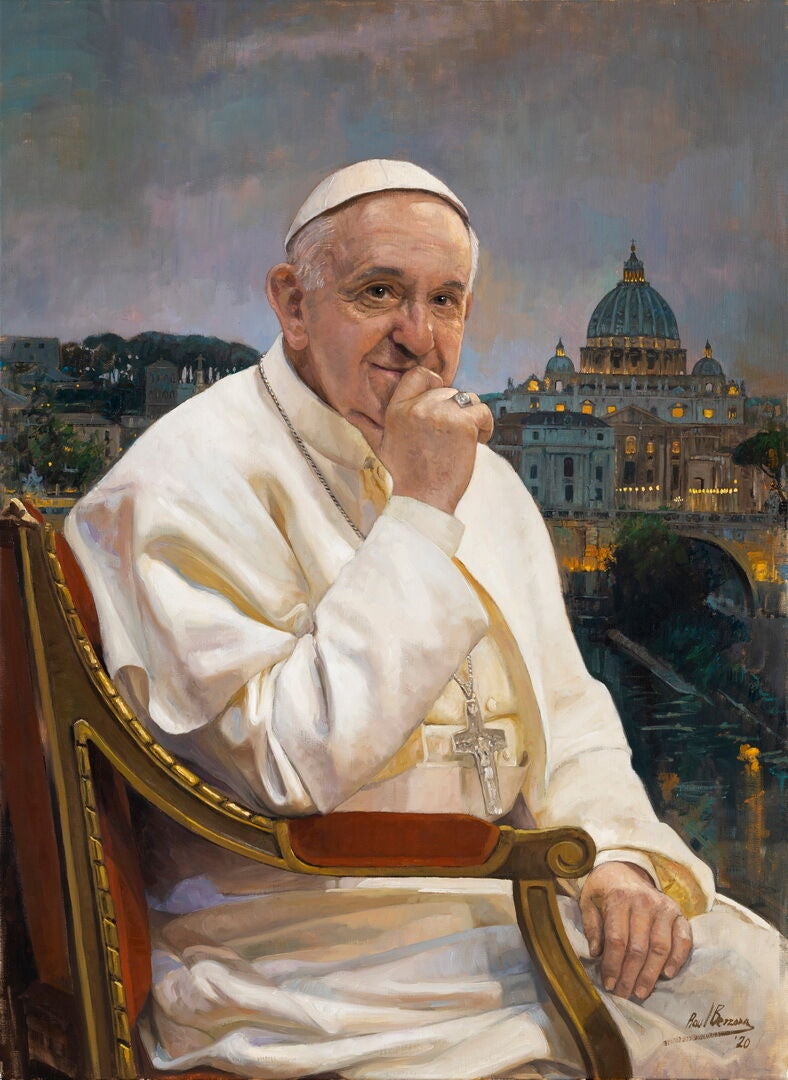 Retrato del papa Francisco