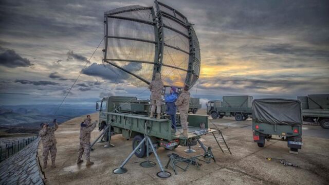 Radar desplegado por España en Rumanía