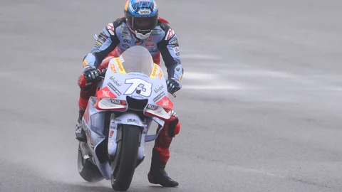 Álex Márquez, en plena carrera del GP de Argentina