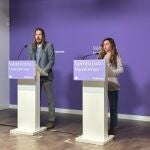 Rueda de prensa de Podemos 
