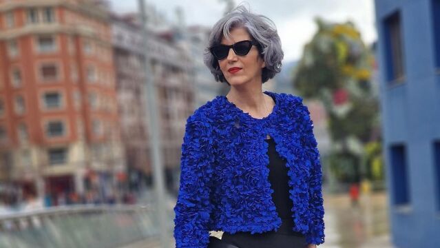 Carmen Gimeno con chaqueta de Zara. 