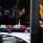 El expresidente de EE UU, a su llegada ayer a la Torre Trump en Nueva York