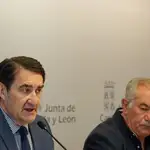 El consejero Suárez-Quiñones anuncia las ayudas en presencia de Aurelio González, líder de UPA