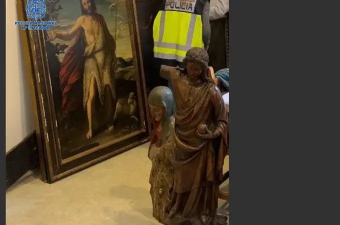 La Policía Nacional evita la subasta en Italia de 95 obras de arte españolas