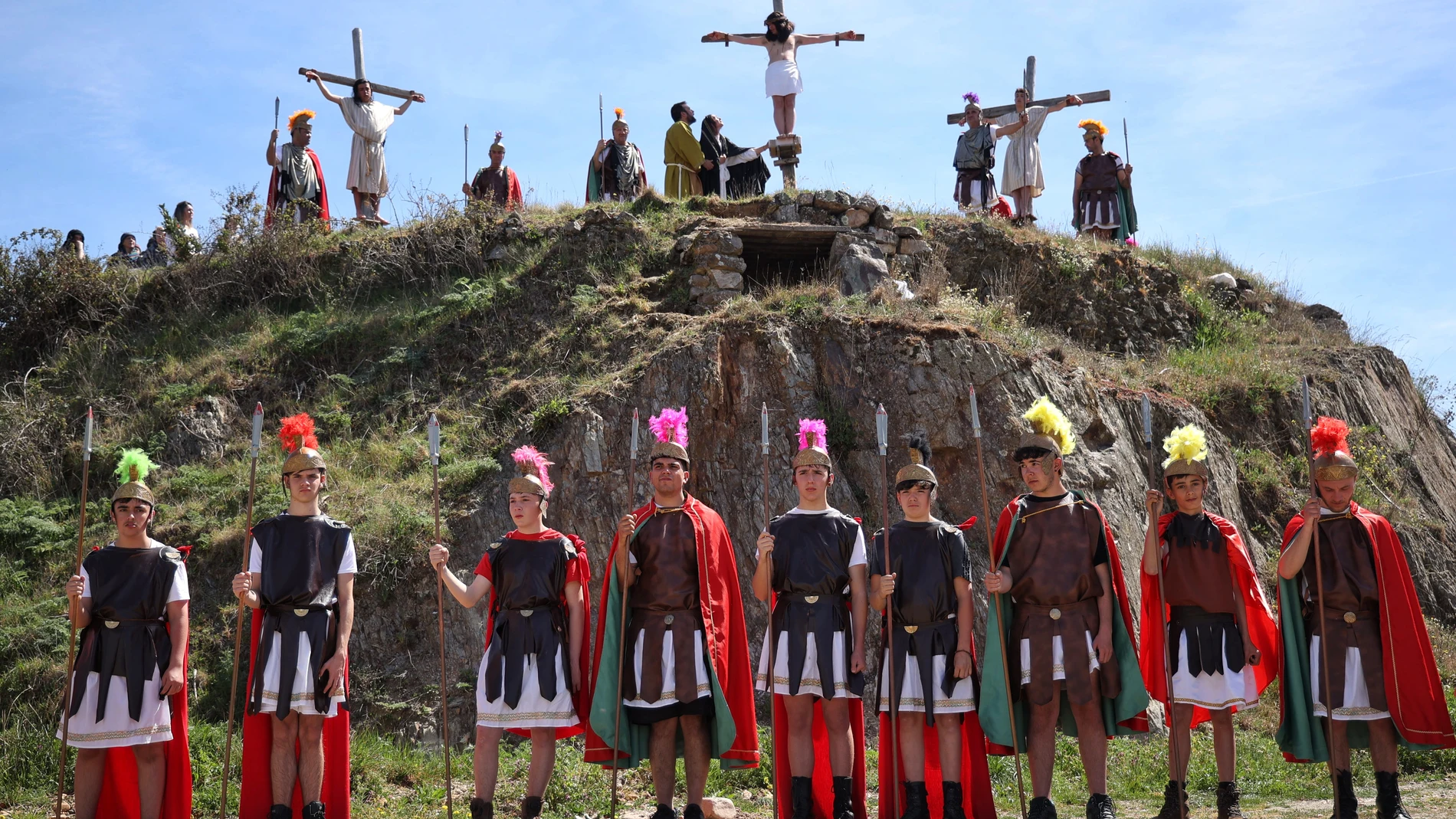 La ‘Pasión viviente’ en Serradilla del Arroyo (Salamanca)