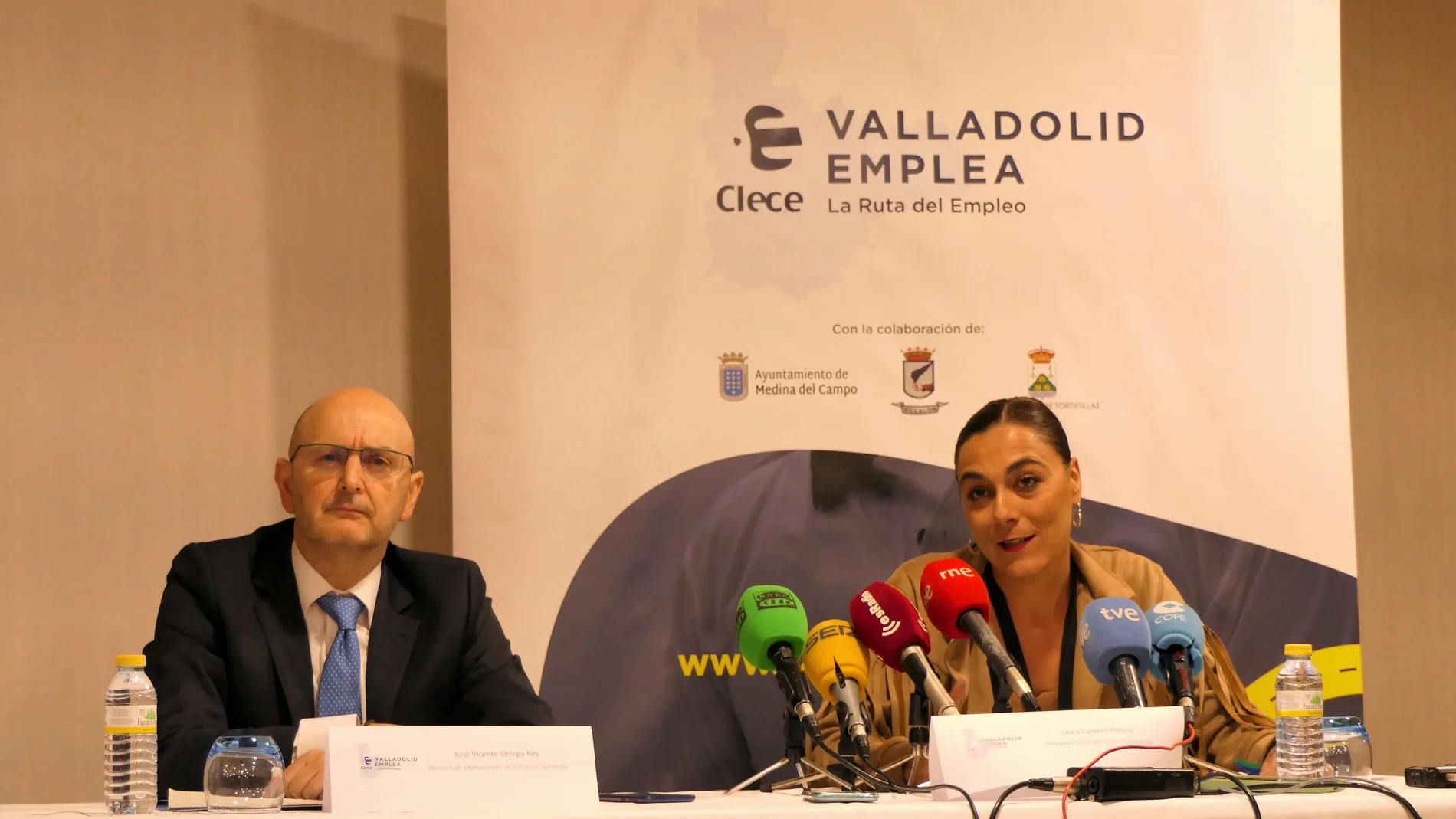 José Vicente Ortega y Laura Cantero, de Clece, presentan la ruta