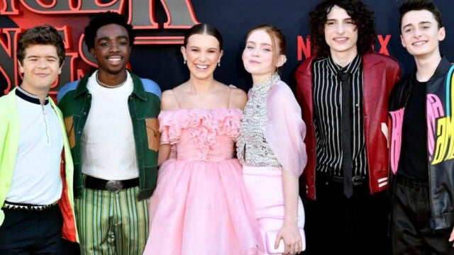 Parte del reparto de 'Stranger Things' 