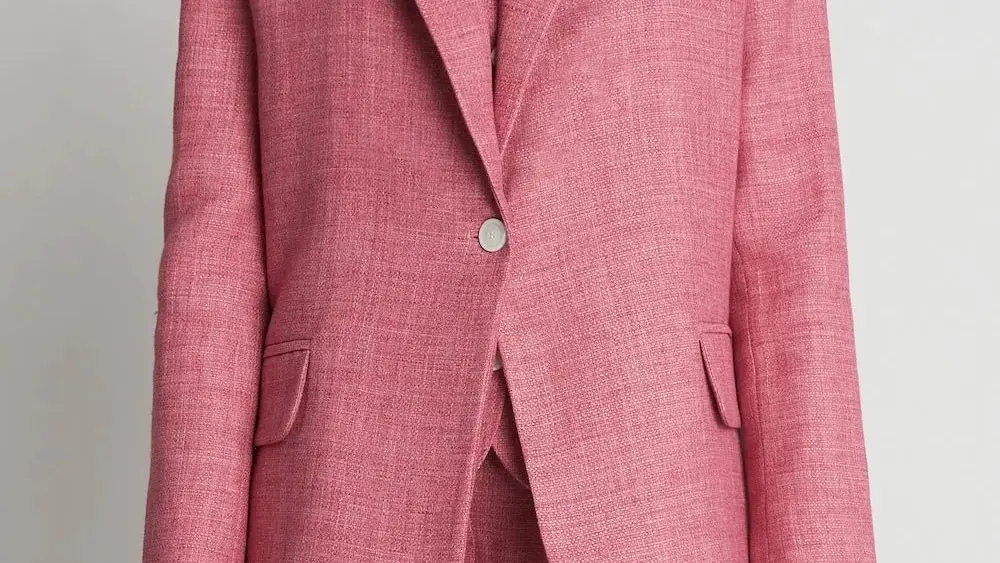 Blazer oversize lino de Bleis Madrid.