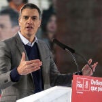Pedro Sánchez arropa al candidato del PSOE a la Alcaldía y actual alcalde de Burgos