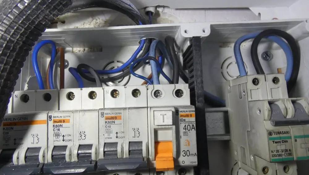 Imagen de un cuadro eléctrico