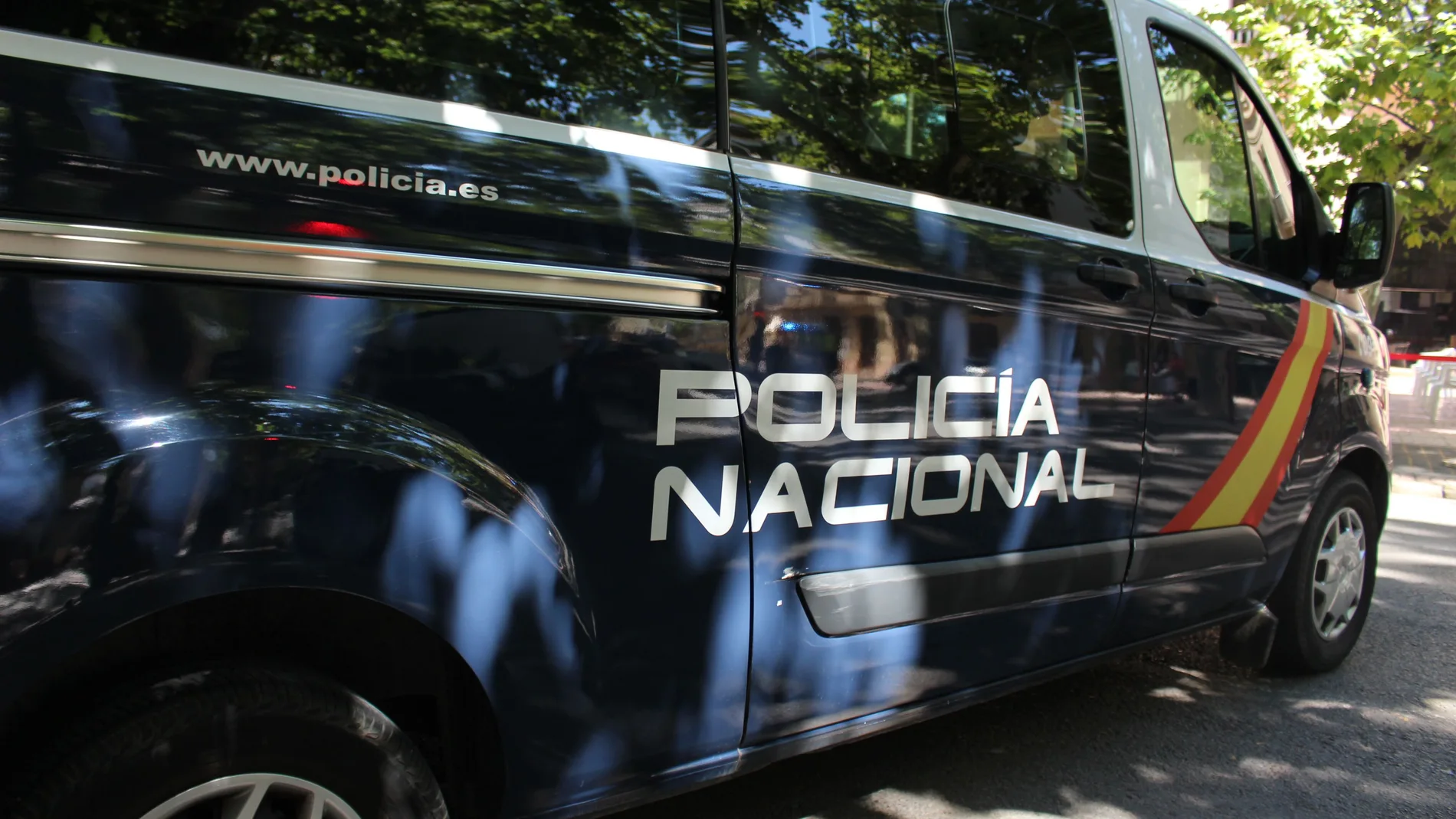 Furgoneta de la Policía Nacional