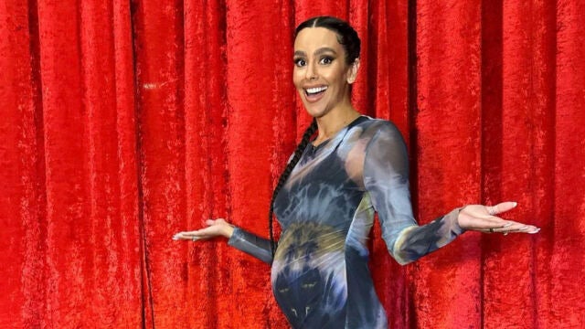 Cristina Pedroche con un vestido de la colección de Paula Echevarría para Primark.