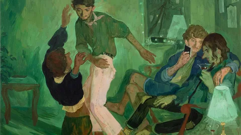 La obra «Four friends» fue vendida en Sotheby’s por 1,5 millones de dólares